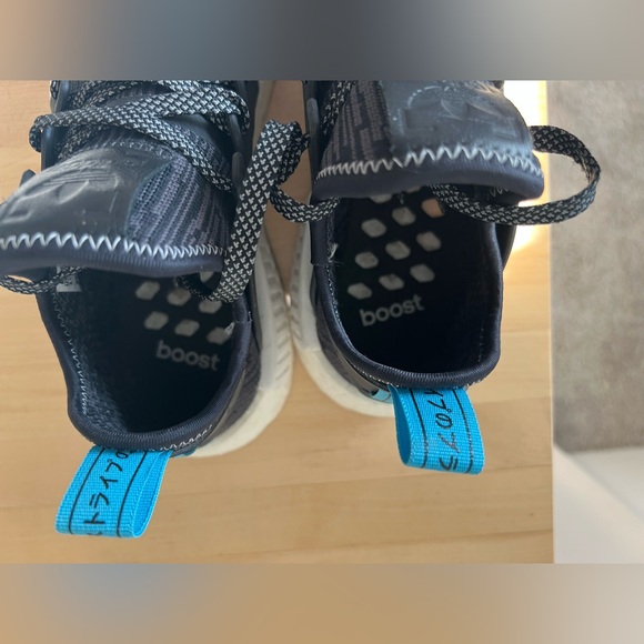 adidas gazelle silver green womens Adidas NMD R1 "Glitch Core Black Camo"  Beater Sneaker